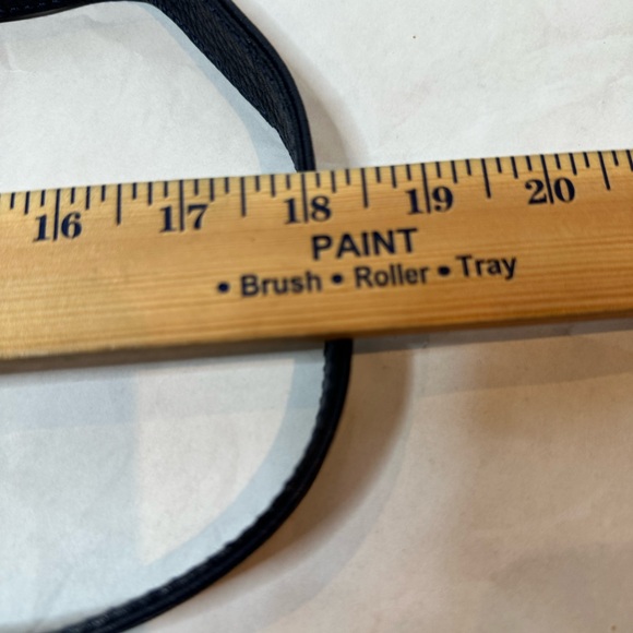 Coach Sonoma Pocket Zip Navy Blue Pebbled Leather Adjustable Crossbody Bag Vtg - Picture 15 of 16